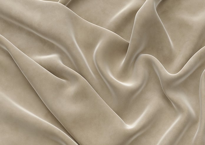 Odessa Velvet, Putty - Twist&Fit Roman Blind - Image 4